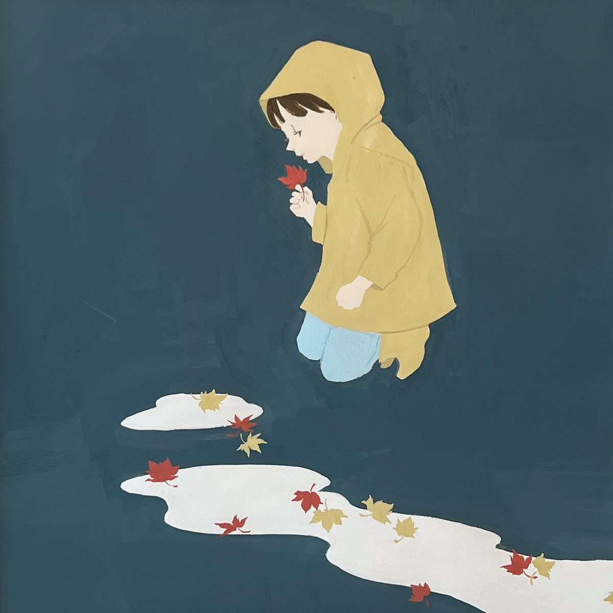 gallery_h_maya's tweet photo. 山口鈴音展「秋の声」
10月1日（土）最終日です。山口さんは終日在廊されます。17時までとなりますのでお間違えのありませんように。
「色ながら散る」 @symaguch 
https://t.co/22Lb4hkFq3
#山口鈴音 #suzuneyamaguchi https://t.co/pFmk1WGCJB