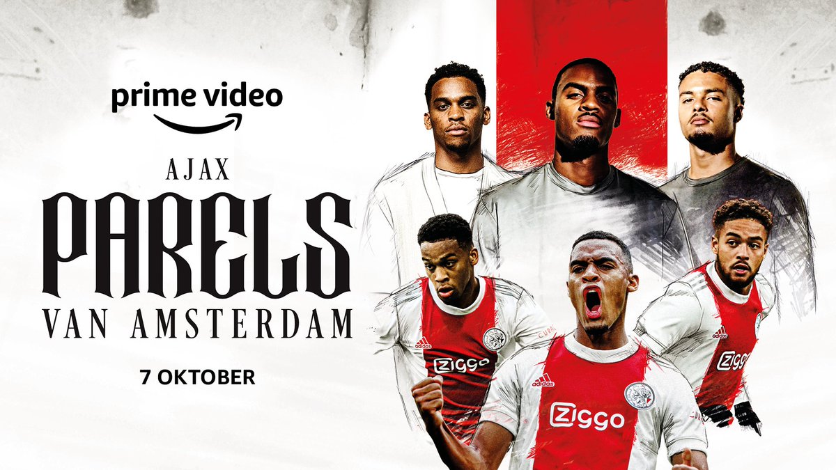 ‘Wow, je hebt het toch bereikt.’ Volg deze verbroederde Ajax-helden van selectie tot overwinning! 
𝗟𝗜𝗞𝗘 ❤️ deze tweet om een reminder te krijgen wanneer Ajax: Parels van Amsterdam op Prime Video staat. 
#Ajax #PrimeVideo