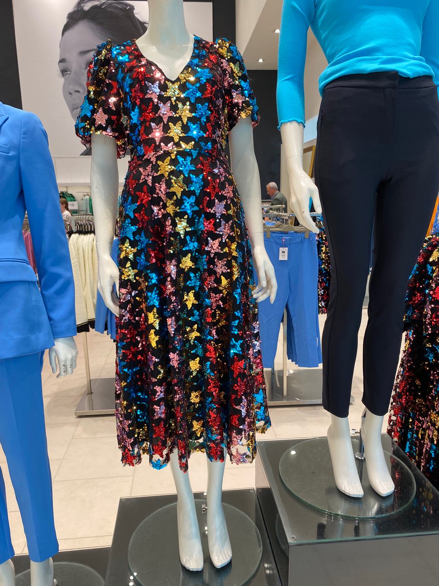 INT. Dunnes - Day

Sinéad notices a hideous Christmas dress and comments to a passing WOMAN.

Sinéad: It looks like a feckin Christmas cracker.

Woman: I thought that… shur, jaysus, if they’re cuttin’ the lights this year, ye wouldn’t need them with that thing on!

#dublinwit