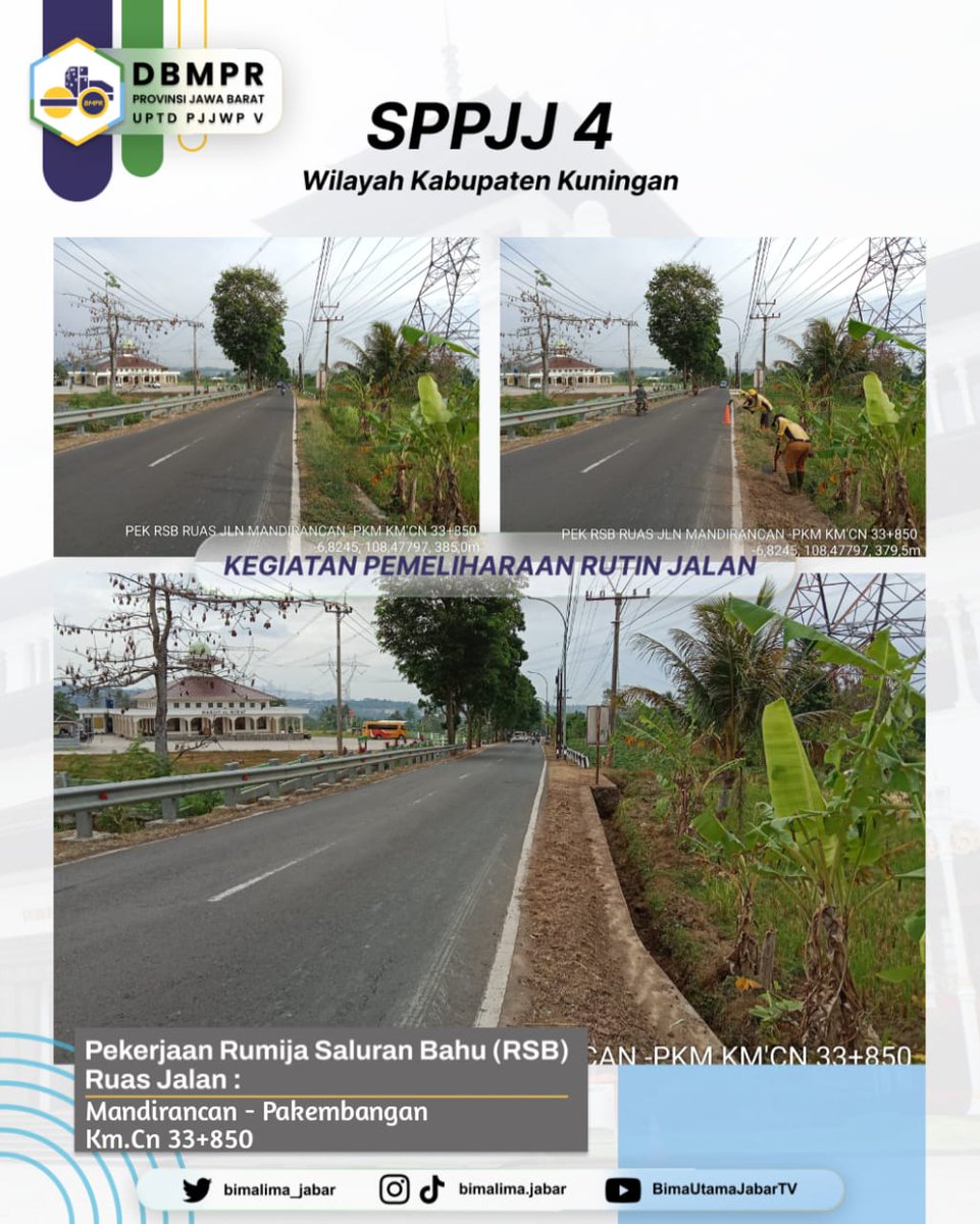 bimalima_jabar's tweet photo. Sore #Kawan5 👋
Berikut Pekerjaan Rumija Saluran Bahu Oleh SPPJJ 4 Kab. Kuningan.
@ridwankamil
#dbmprjuara https://t.co/MVtYPyWGWt