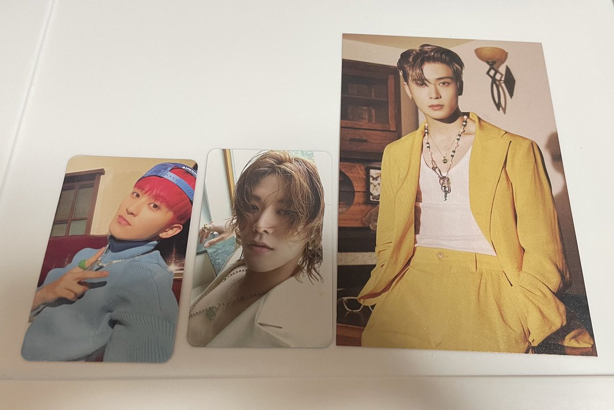 b2utyhlt's tweet photo. NCT127 イリチル 疾走2Baddies トレカ　ポストカード 交換

譲　トレカ：ユウタ　ユタ　悠太　マーク　マク
　　ポスカ：ジェヒョン

求　ドヨン

同異種◎

お気軽にお声掛けください🙇🏻‍♀️ https://t.co/V1FCHbcknS