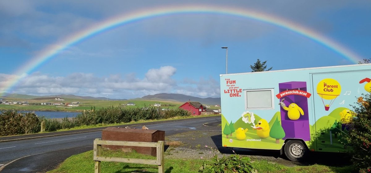 playtalkread's tweet photo. Our team have returned from their Orkney & Shetland 2022 tour!⛴️We'd like to say a huge thank you to all our partners who made this tour so successful💙 Even the local wildlife couldn't resist Bonnie the playbus!🐄🌈🎨 #PlayTalkRead #Parentclub #Smartplaynetwork https://t.co/kTd9Yl3VLw