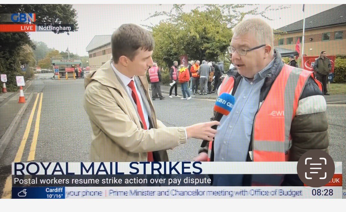 CwuRegion's tweet photo. Speaking this morning about the dispute on GB news https://t.co/RFkFwjTwJB