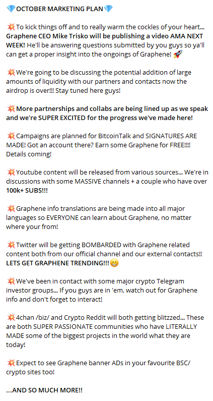 Graphene (@getgraphene) on Twitter photo DANGGGG... Do we have something in store for ya'll this month!
Check out the #Graphene Marketing Plan for October... It's a beauty 👇 DANGGGG... Do we have something in store for ya'll this month!
Check out the #Graphene Marketing Plan for October... It's a beauty 👇