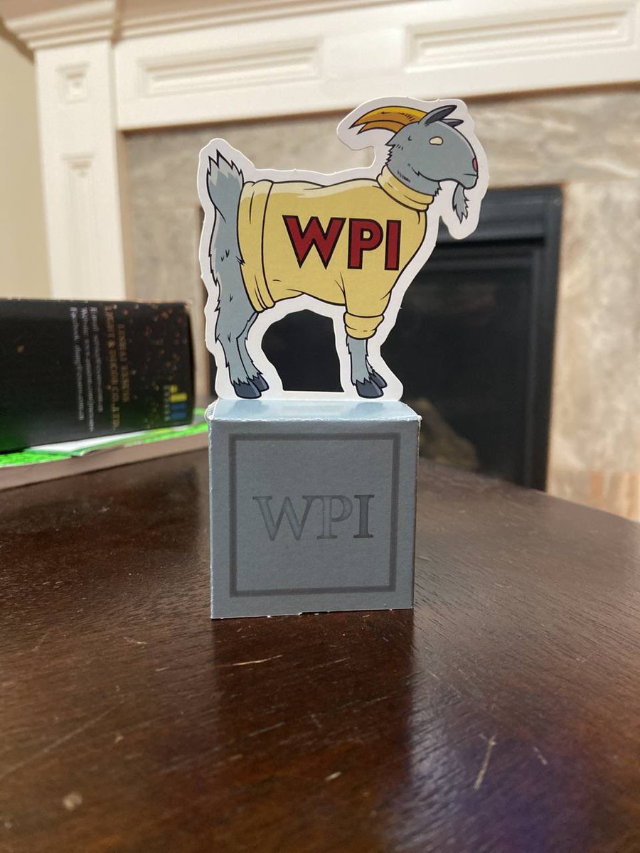 dhruvpatO5's tweet photo. Thank you @WPI for involving me in #ProjectGompei. I had so much fun today with making this #Gompei https://t.co/OqGzKZ9VpU