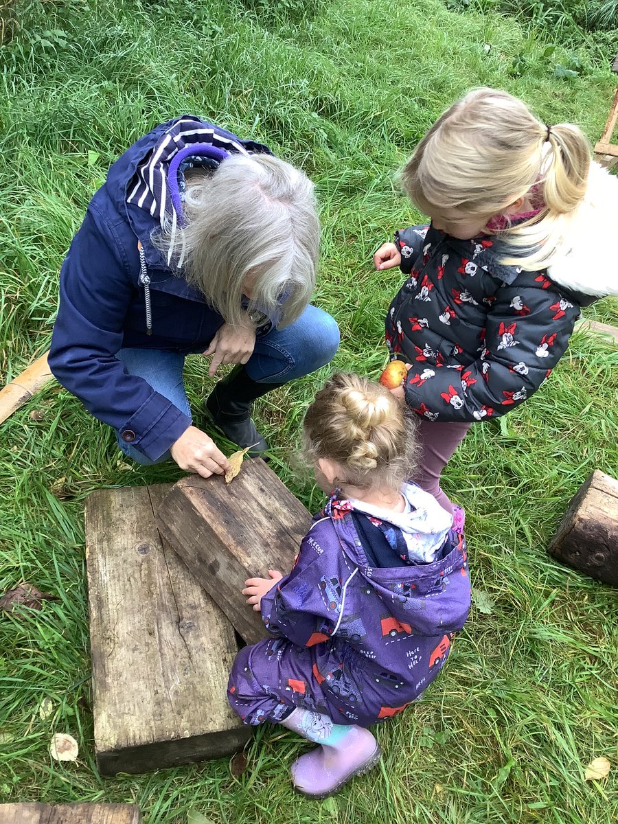 LittlePips1's tweet photo. Mini-beast madness at this mornings Forest school stay and play 🐞🐝💚 https://t.co/fhnxyFRXxF