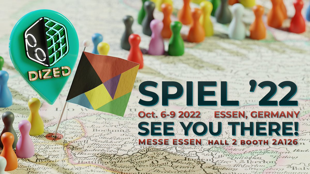 getDized's tweet image. Hey everyone! Dized will be attending Spiel 2022 once again, so if you&apos;re there - pop in to say hi. Also, we will have a bunch of new tutorials running at the event, so you can come and learn a brand new awesome game as well :) See you in Essen!
#boardgames #spiel22 #getdized