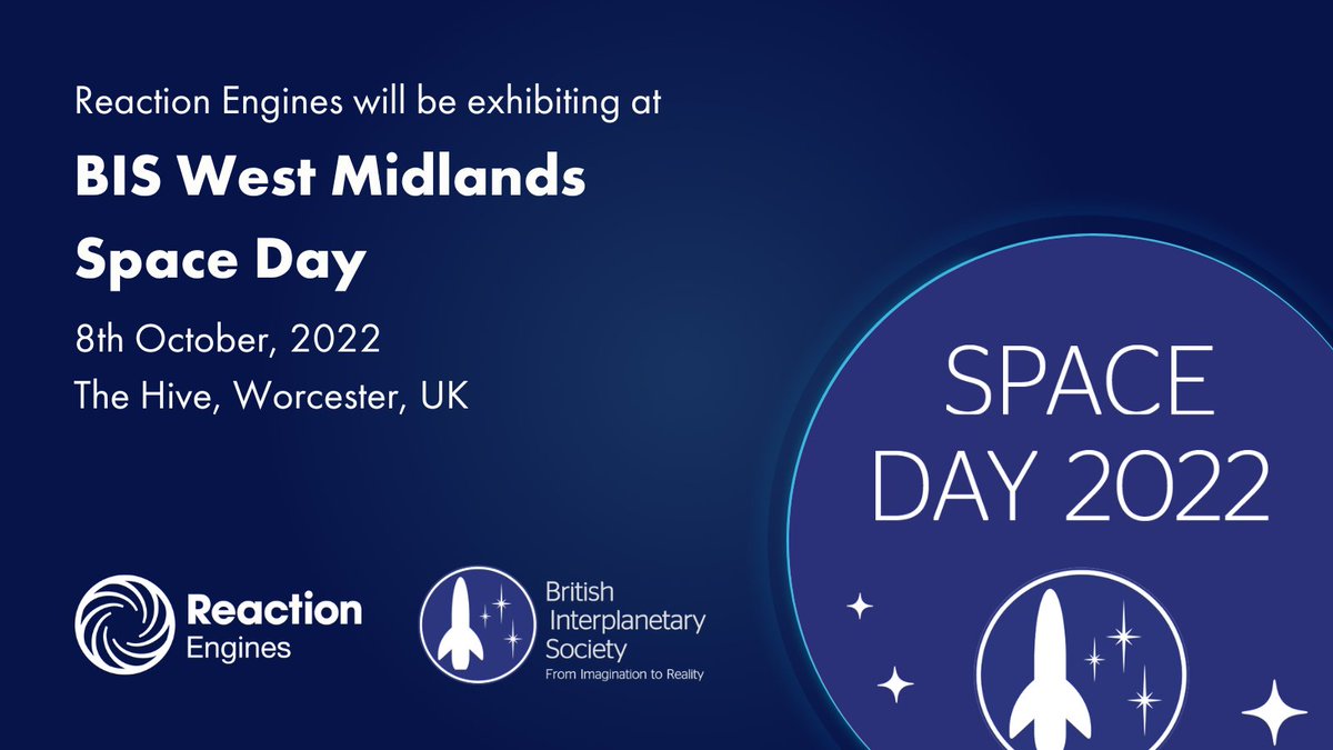 We will be at @@BIS_spaceflight's #SpaceDay next week. So if you are near Worcester, come stop by The Hive on the 8th October to take part in our activity and learn how our technology is making space more sustainable. Find out more on their website: bis-space.com/event/bis-west…