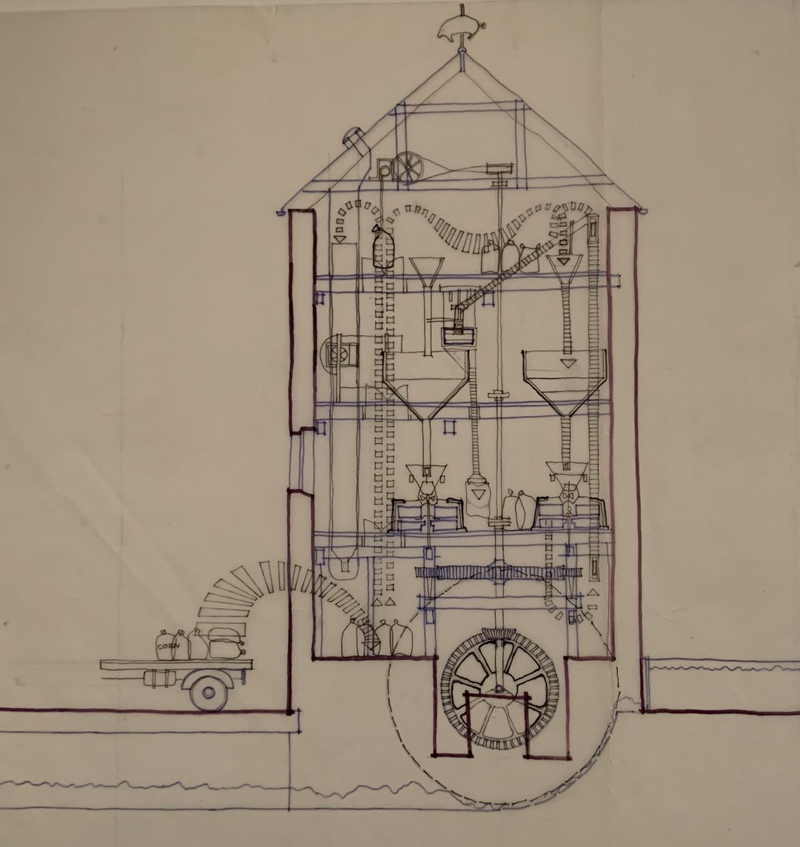 DalgarvenMill's tweet photo. We recently got hold of some of the Mill drawings, all hand drawn - fabulous details aren't they!
#mill #museum #drawings #architectdrawing #northayrshire #ayrshire @lorettam3 https://t.co/CRTFOrvMDr