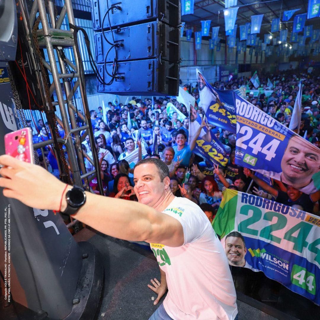 DelRodrigoSa's tweet photo. A vitória está cada vez mais próxima! No dia 02 de outubro vote certo!

Para Governador Wilson Lima 4️⃣4️⃣
Para Deputado Federal Rodrigo Sá 2️⃣2️⃣4️⃣4️⃣

#RodrigoDeSá2244 #TôcomRodrigoSá #RodrigoSá #DetranCidadão #CNHSocial #MotociclistaLegal #CNHnaEscola #Inclusão #Amazonas https://t.co/QmBHePIcSj