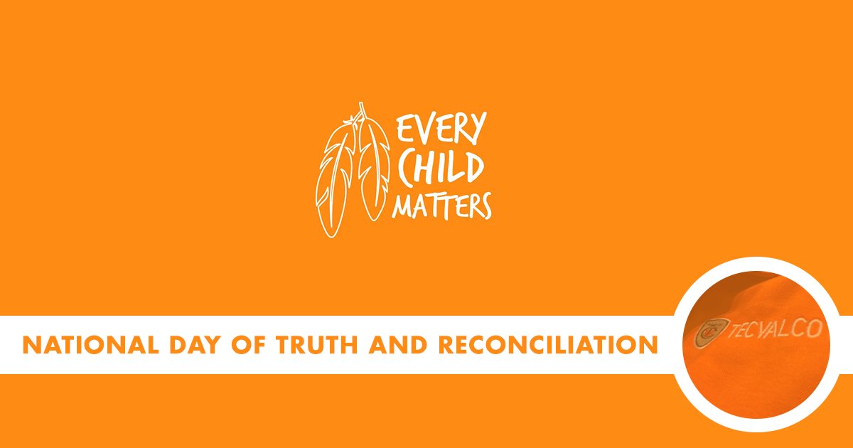 Every Child Matters. 

Today Tecvalco honours the children who never returned home and the Survivors of residential schools, as well as their families, communities, and heritage. 

#TruthAndReconciliation