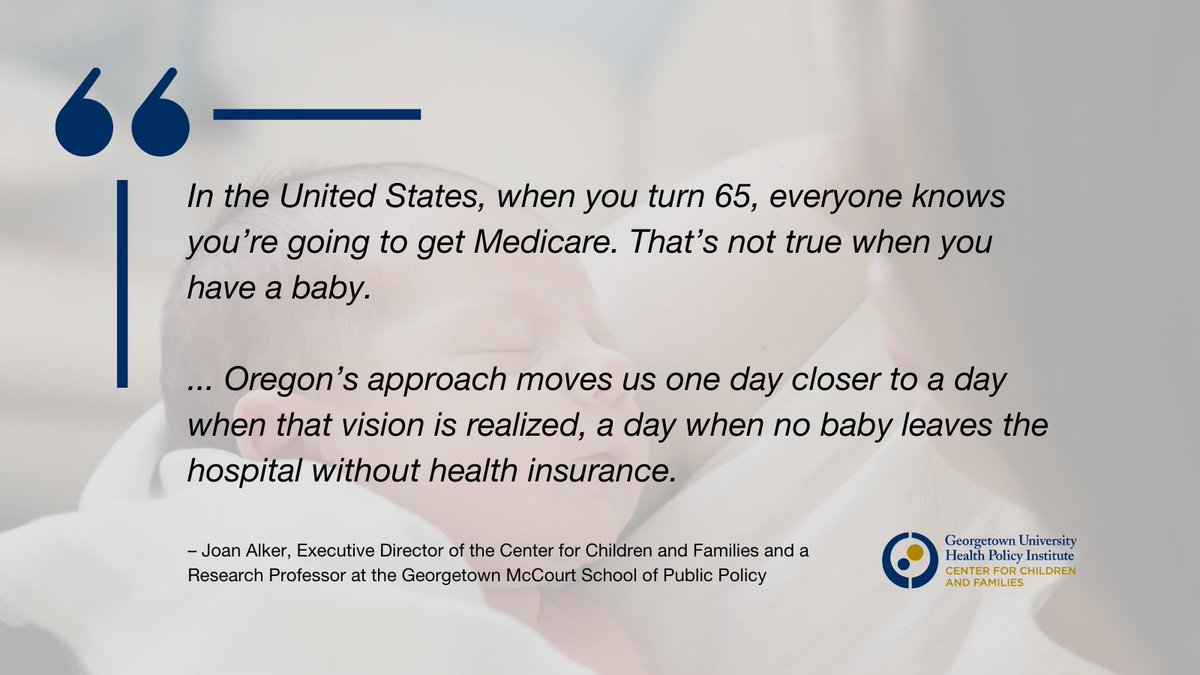 This week, Oregon made history by becoming the 1st state to provide multi-year continuous coverage for young children. This important step will help to minimize red tape for families and #KeepKidsCovered. bit.ly/3UUPElB