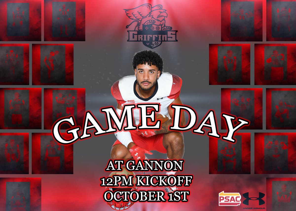 SHU_FBALL's tweet photo. Griffs at Gannon University
This Saturday at Noon See You There‼️🃏
#SpookySzn #THEHILL #RoadGriffs https://t.co/Zry5gW33BW