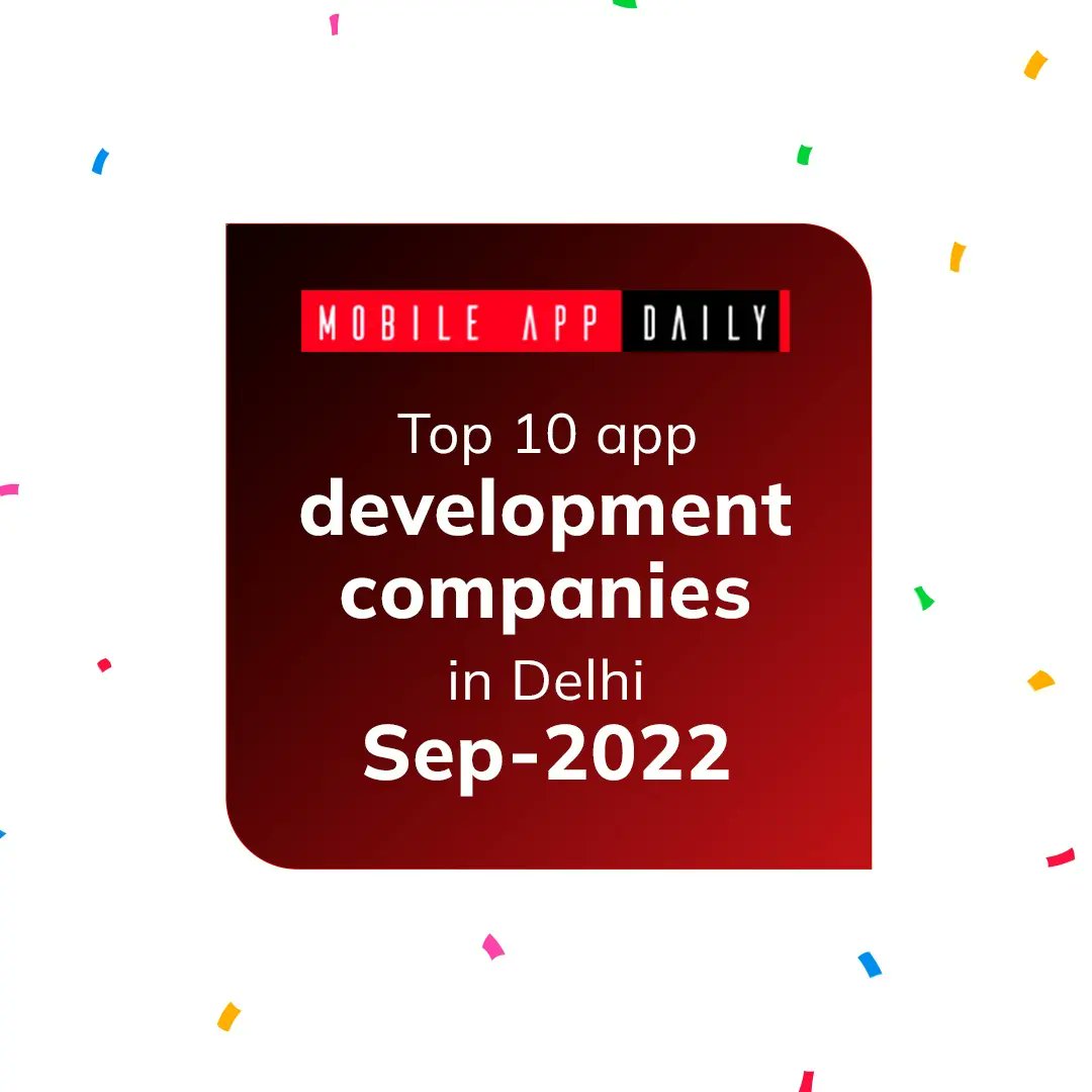 NickelfoxTech's tweet photo. Happy to be listed among the top few.
#NickelfoxFeatured #Topuiux #TopMobileDevelopment #TopReactJs https://t.co/y1QZFjUZh8