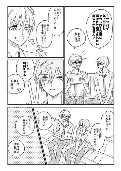 カラオケ2
#創作BL 