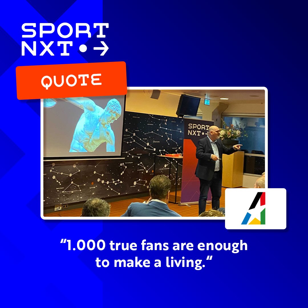🗣️ <a href="/thomasvanschaik/">Thomas van Schaik</a> (The Athlete Brand): "1.000 true fans are enough to make a living."

#sportnxt