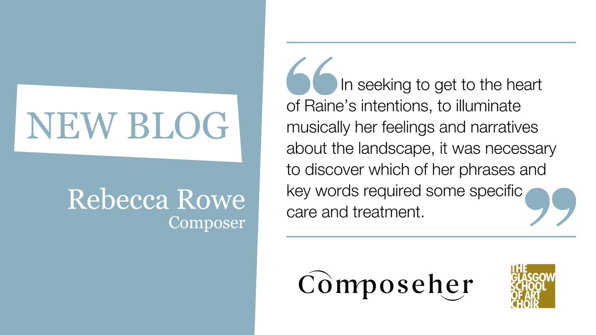 ComposeherUK's tweet image. In our latest #ComposerBlog, @RebeccaSJRowe discusses in more detail how she went about setting the poems of Kathleen Raine in her #Composeher work, &apos;Within The Living Eye&apos; 

Read more Here: bit.ly/3Rpyrhj  

@GSofA @CreativeScots @GSAChoir