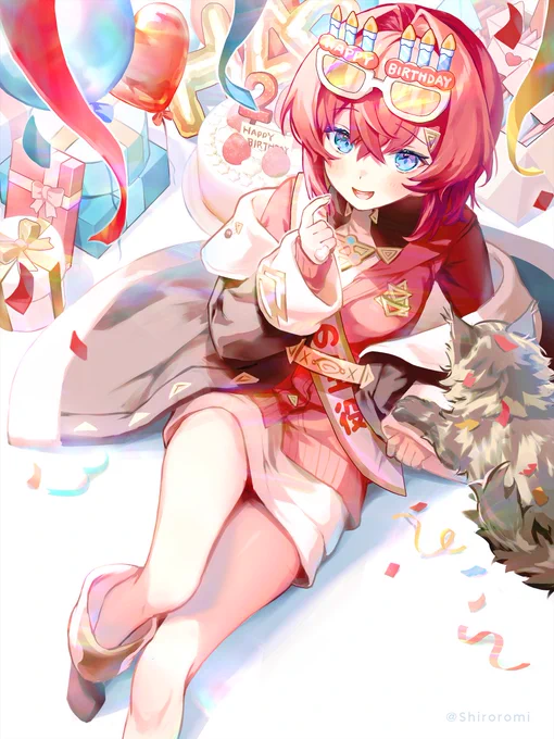 お誕生日、70万人おめでとう!大好き!!#アンジュ爆誕#絵ンジュ 