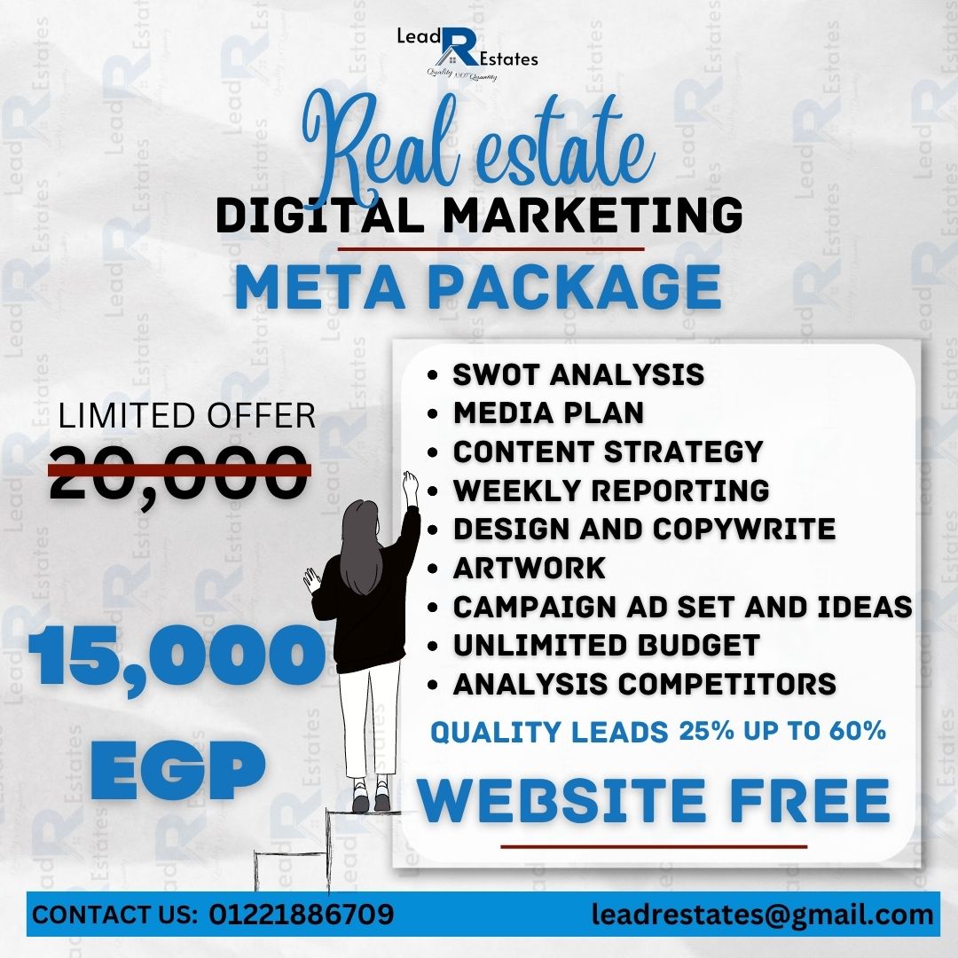 LRestates's tweet image. 📍CHECK OUR LEAD RESTATES LIMITED OFFERS!!
📍For Real estate Companies Only (Brokerage &amp;amp; Development)

Enjoy your Free Website for any package 🧨🧨

📞CONTACT US : 01221886709

#realestate #realestateagent #digitalmarketing #leadgeneration 
#realestatemarketing
