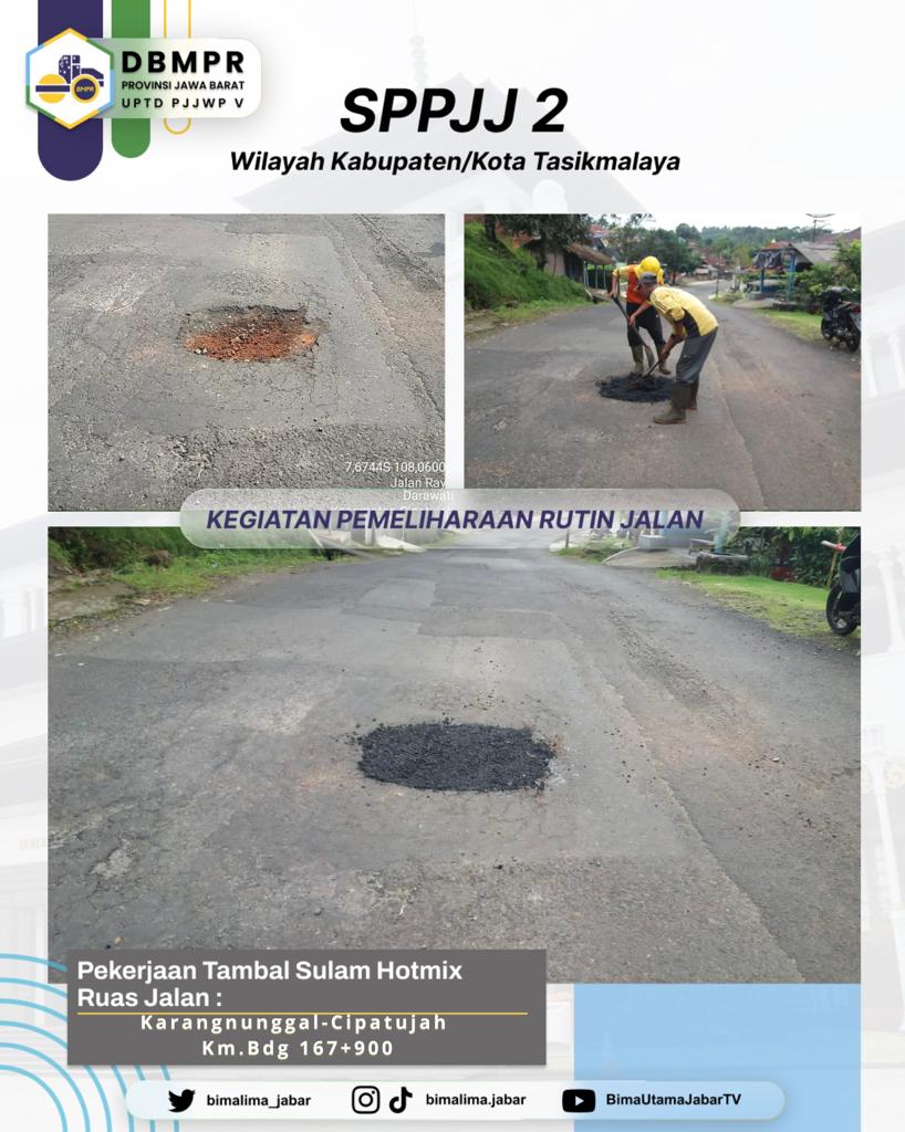 bimalima_jabar's tweet photo. Sore #Kawan5 👋
Berikut "Before - After" Pekerjaan Tambal Sulam Hotmix Oleh SPPJJ 2 Kab./Kota Tasikmalaya.
@ridwankamil
#dbmprjuara https://t.co/fq65uYGgNx