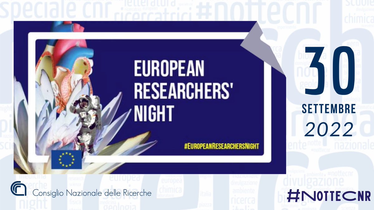 CNRsocial_'s tweet photo. #30settembre, #Cnr tra i protagonisti della #NotteEuropeaRicercatori 
Una grande varietà di eventi, laboratori ed esperienze riuniti nello speciale #NotteCnr e consultabili anche nella mappa interattiva
👇
https://t.co/A9n1OcDNU5

#EuropeanResearchersNight https://t.co/xF1PQWwn2X
