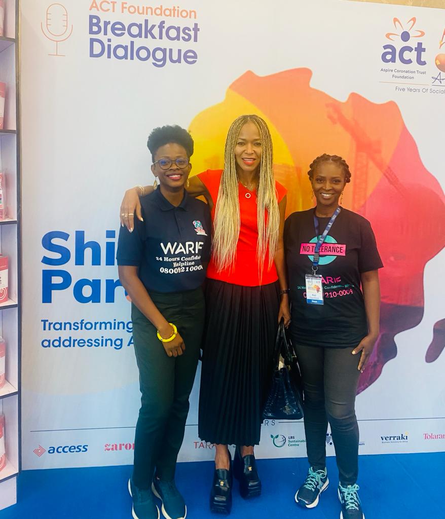 WARIF_NG's tweet photo. Here's saying a huge congratulations to 
@ACTFoundation_
 on the success of its breakfast dialogue, book launch, and for #5YearsOfACTion. https://t.co/1cPWBqpCnj