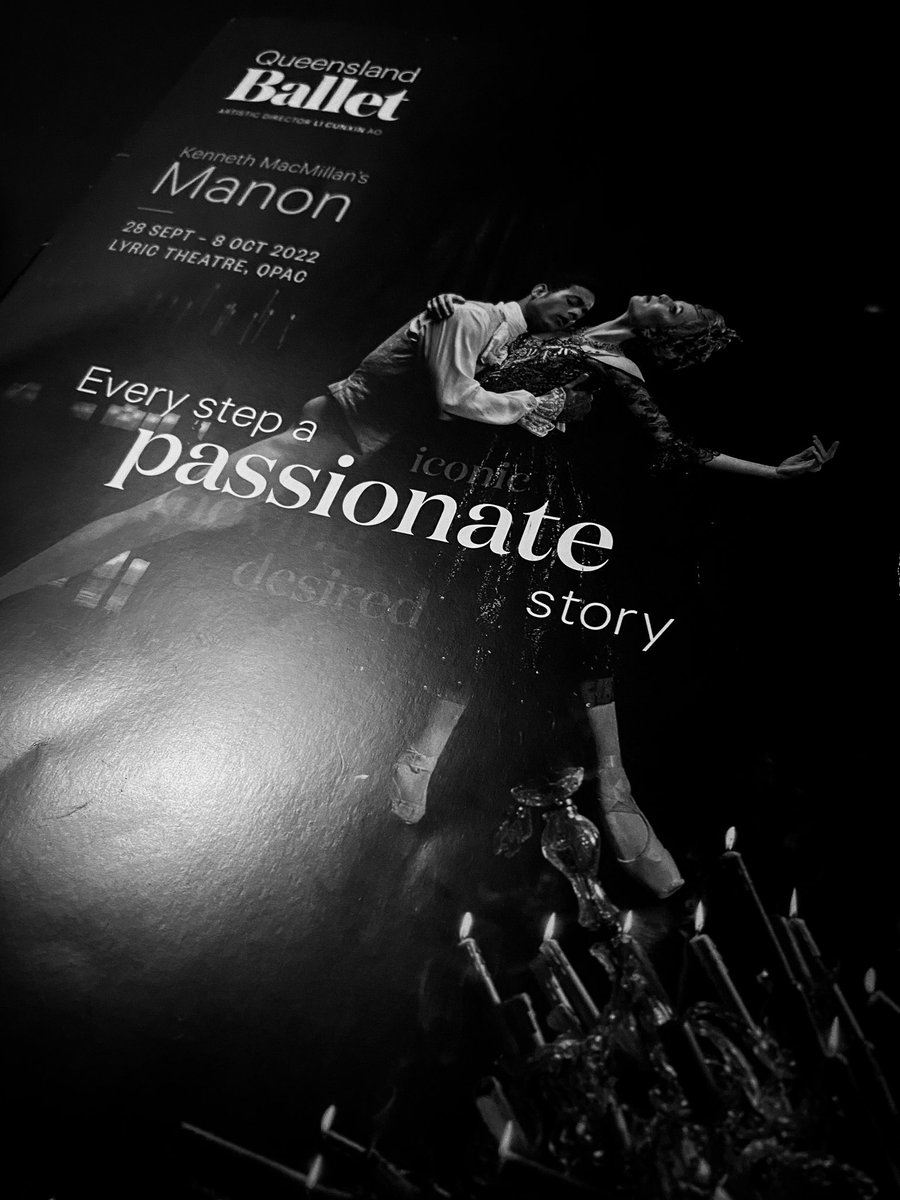 Such a pleasure to attend the Opening Night of Kenneth MacMillan’s MANON performed by the <a href="/qldballet/">Queensland Ballet</a> at <a href="/QPAC/">QPAC</a> … beautiful 🩰