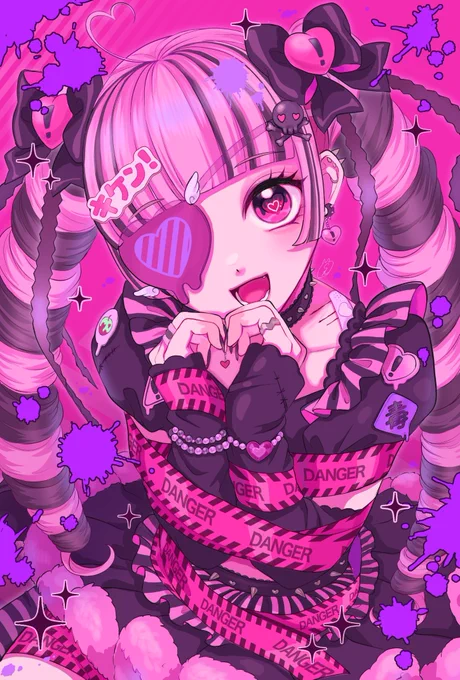 ピンクの9月たくさん見ていただきありがとうございました10月は『魔法少女展』もよろしくお願いします#今月描いた絵を晒そう 