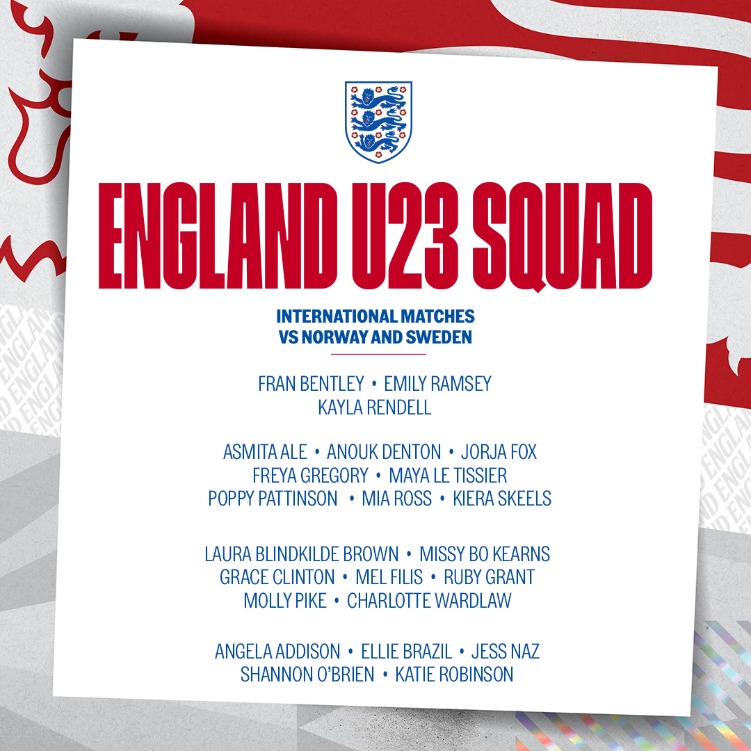 Lionesses's tweet photo. Our U23, U19 and U17 squads have been selected for October! 🙌

Read more below ⤵️