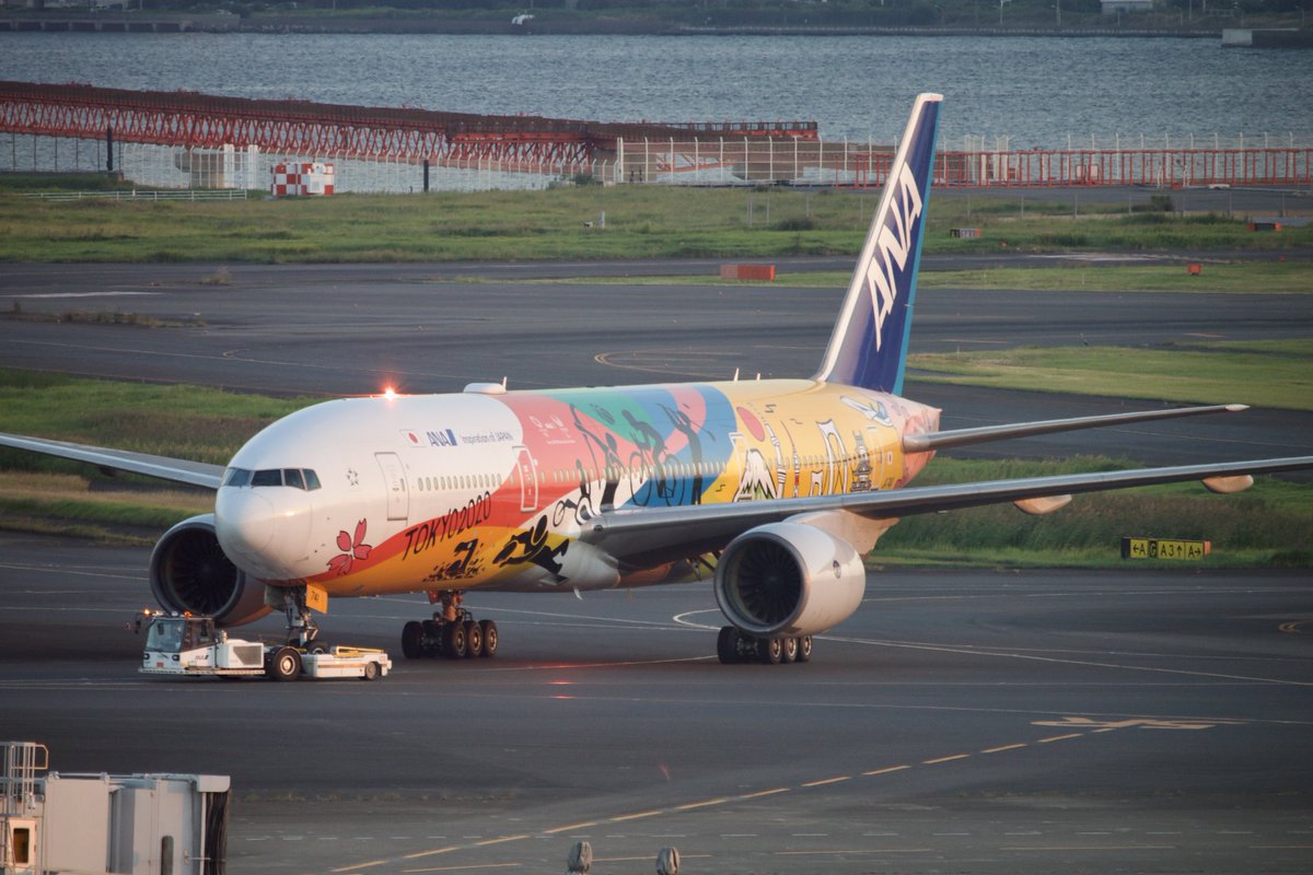 ayamana720's tweet image. 本日のJA741A HELLO2020オリンピック塗装
#JA741A 
#HELLO2020