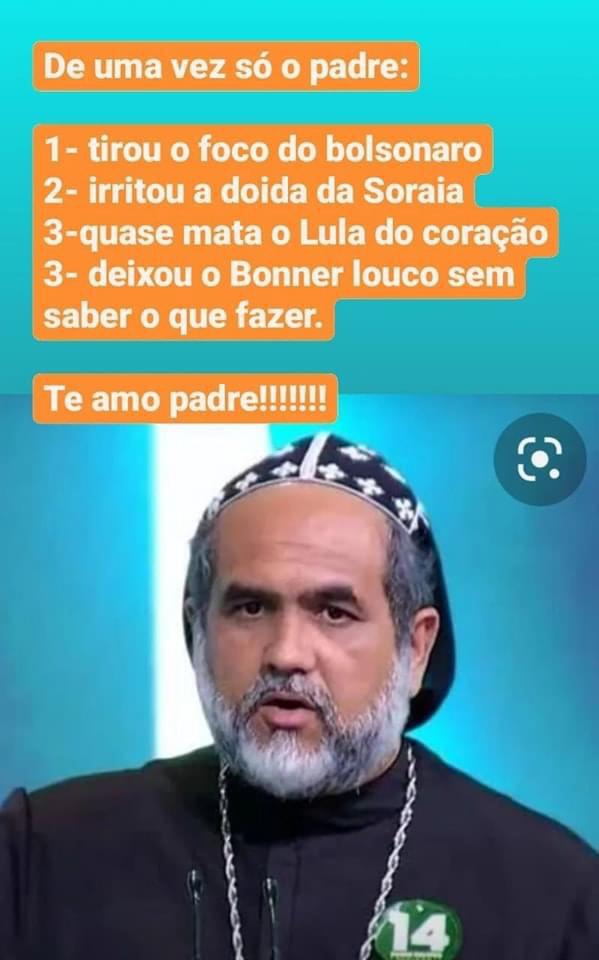 FabioVi64431653's tweet photo. @LulaOficial Meu voto é Bolsonaro novamente pra presidente do Brasil, mas Padre terá mais votos que soraia e a estepe juntas🇧🇷😎2️⃣2️⃣👈🏾✔️ https://t.co/blyNKkA8z0