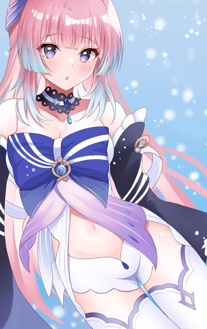 #今月描いた絵を晒そう原神の月だった 