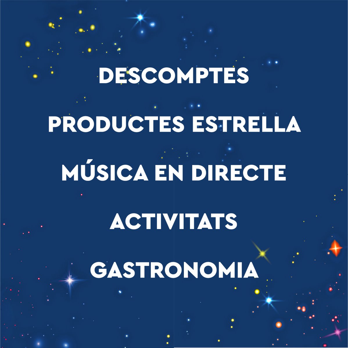 El proper divendres 7 d'octubre torna l'Open Show! 🥳
Gaudeix d'una jornada d'activitats, compres i festa al centre de #Terrassa. Aprofita els descomptes en productes estrella, escolta música en directe i assaboreix una tapa mentre descobreixes les activitats que et proposem.