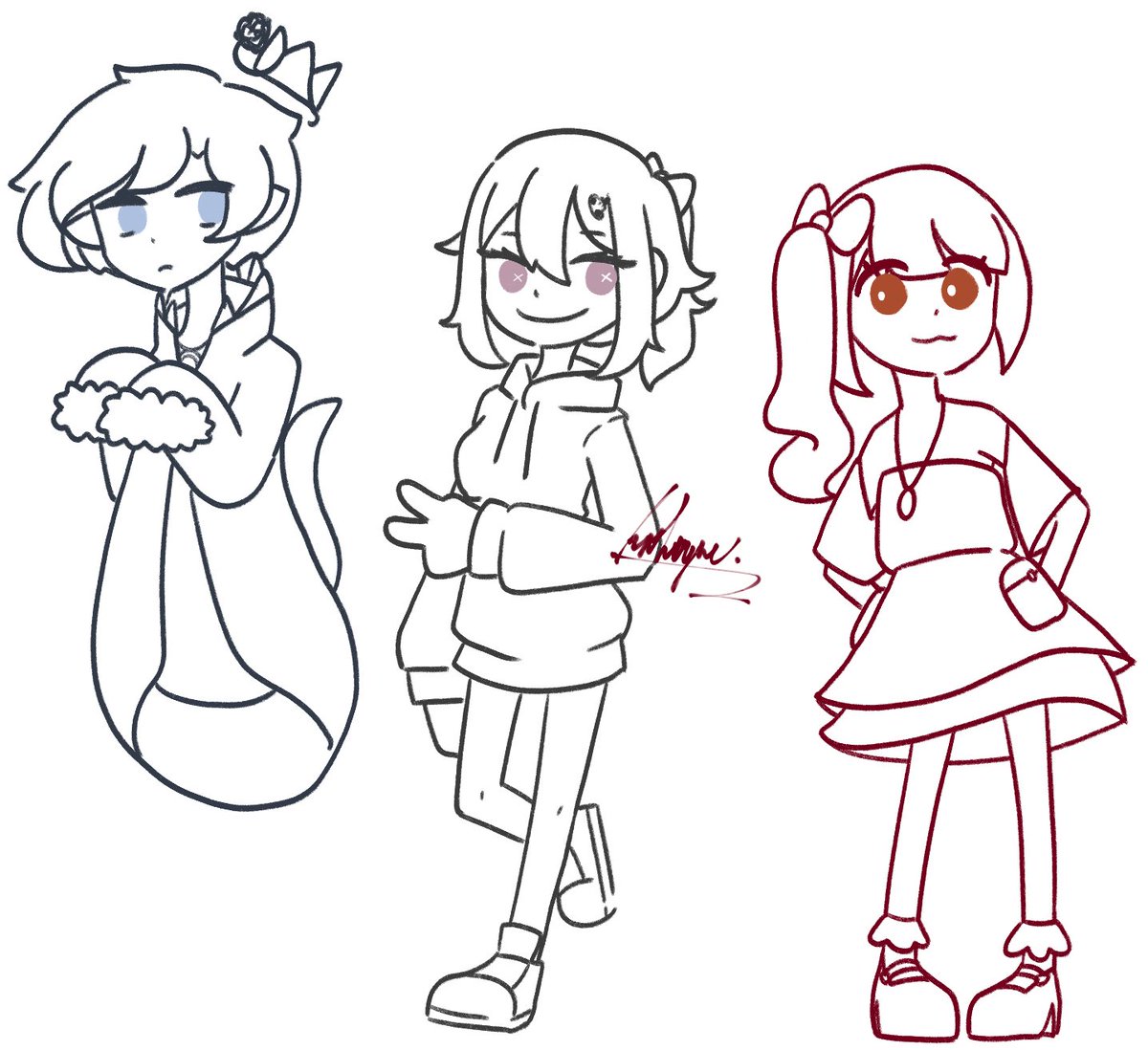 PersikKatheryne's tweet photo. drew some nerds in a different style
#barArtistry #Mallery #cathArtsis https://t.co/GrKNCi5Zti