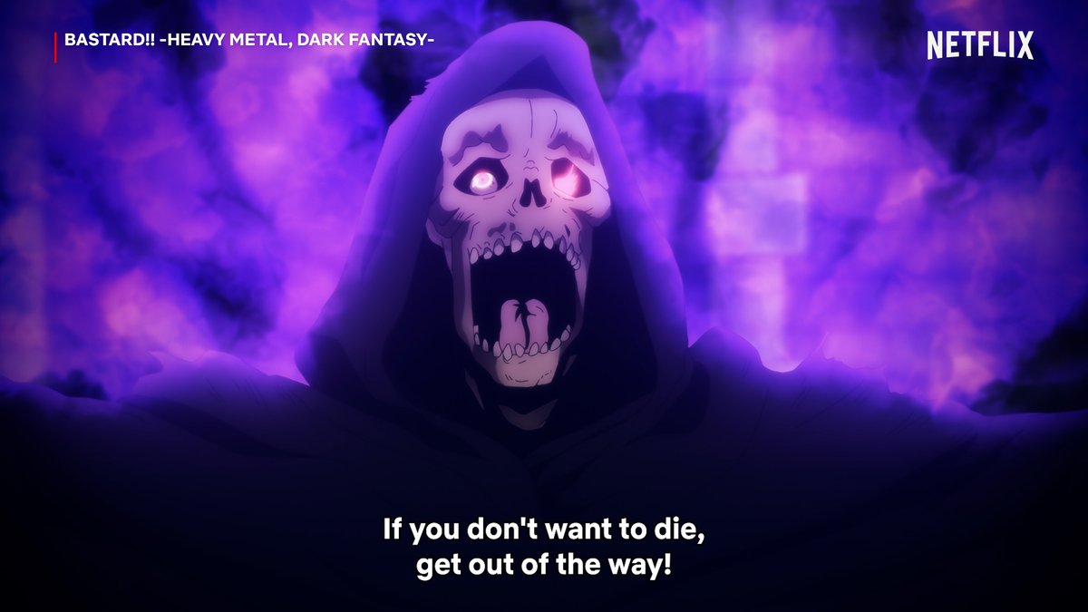 Netflix Anime on Twitter ""If you don't want to die, get out of the way!" 📺 BASTARD!! Heavy