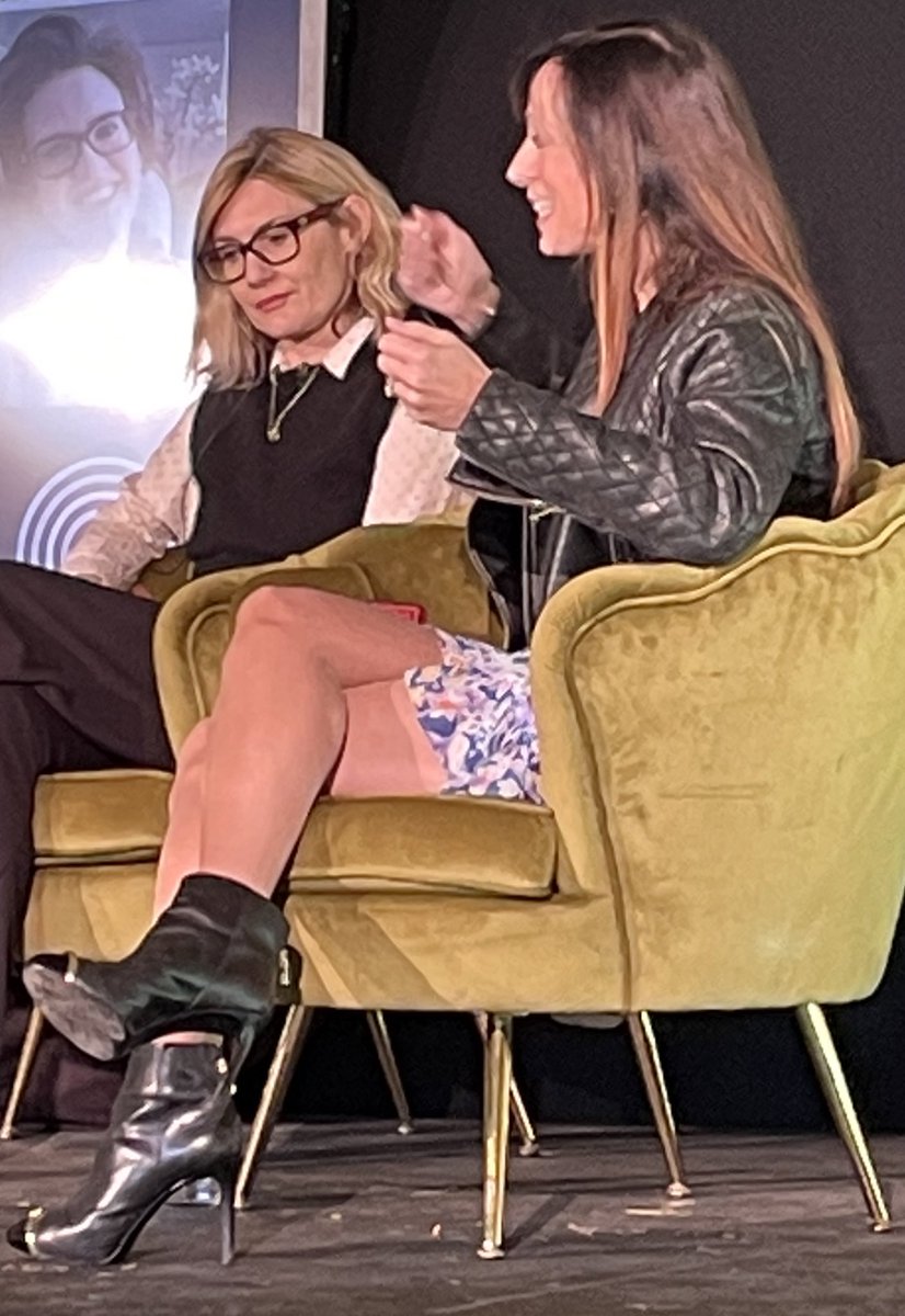 OrendaBooks's tweet photo. So thrilled to see our INCREDIBLE *Queen of French Noir* @JoGustawsson here @CapitalCrime1 , chatting about her new gothic #thriller #TheBleeding t @givemeawave 🩸🩸🩸 https://t.co/LdcedJL7O1