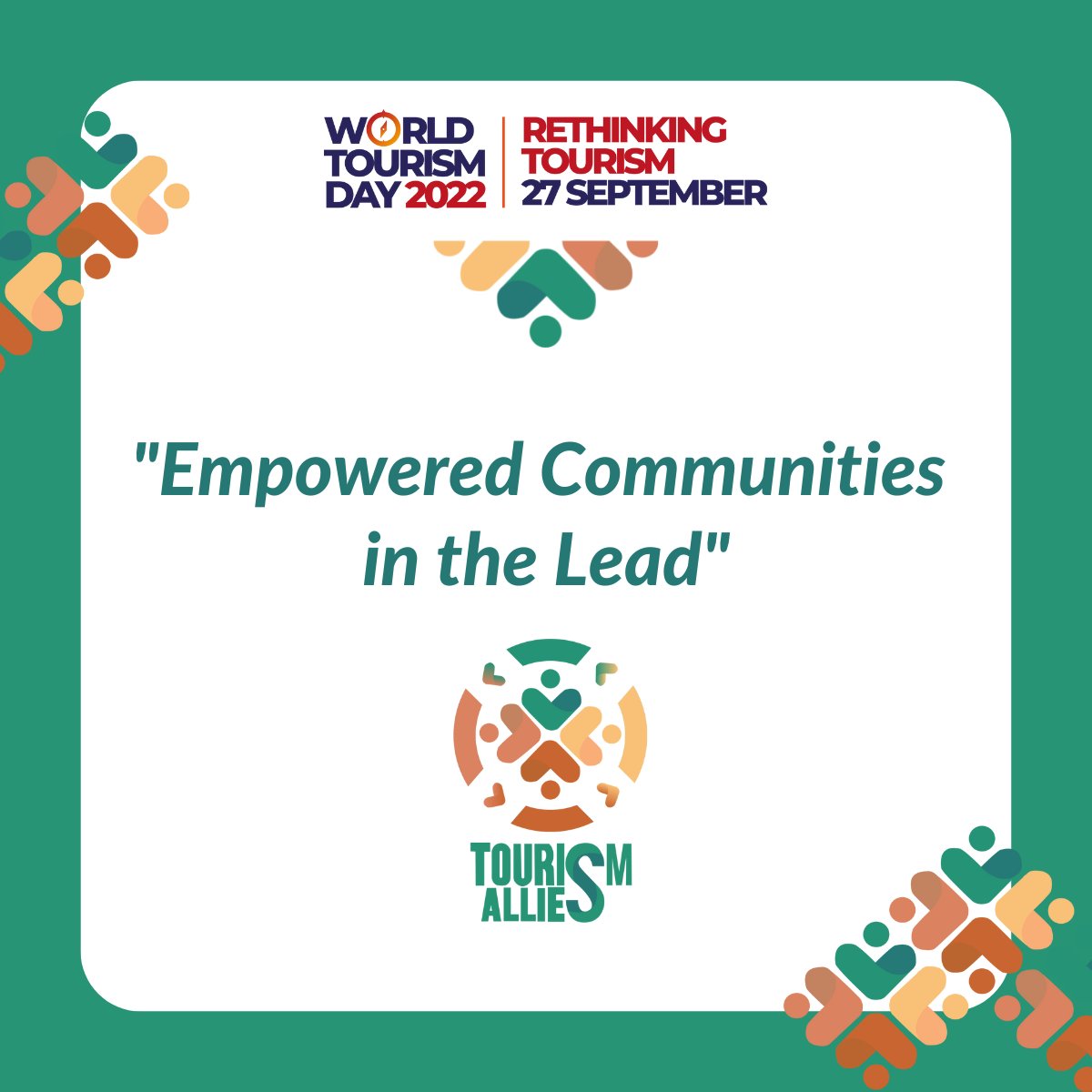 TourismAllies's tweet photo. @TourisAllies are #RethinkingTourism:

#Places and #People impacted by the state of #tourism are too often absent from the decision-making table. For tourism to make a positive impact locally, we must #empower #community leaders.

#socent #SDGs #tourism4SDGs #sustainabletourism https://t.co/HgBSzkEUE6