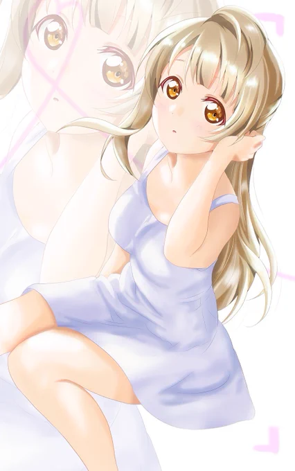 #今月描いた絵を晒そう結構この3人はお気に入りです!特にかのんちゃん!! 