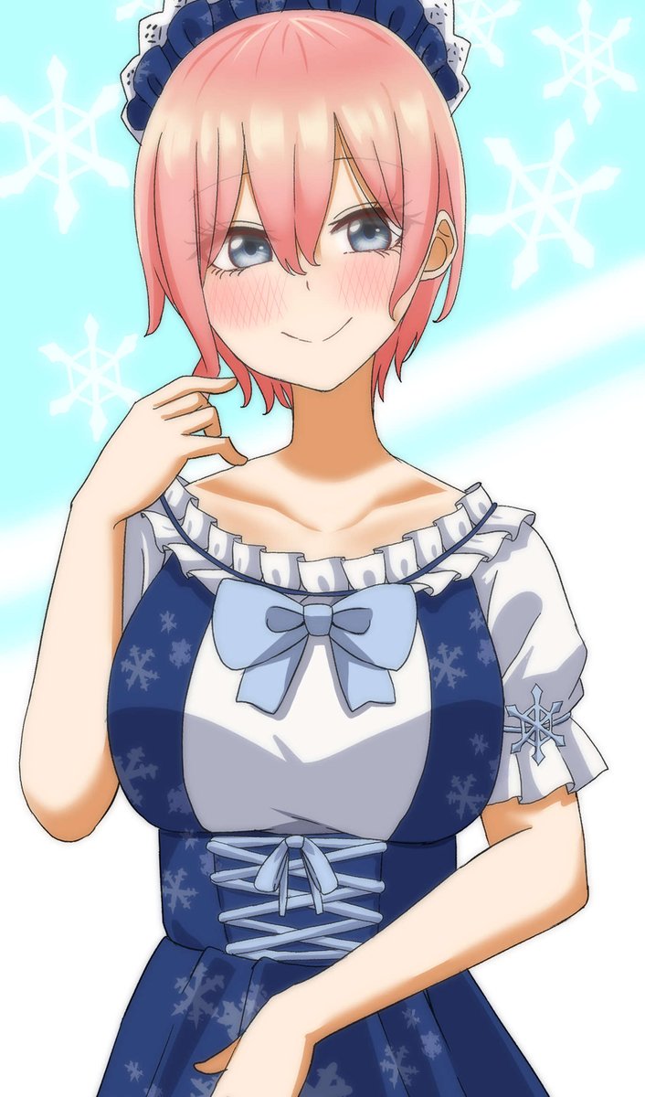 みなづき。さんがTwitterに投稿した中野一花(五等分の花嫁)のイラスト。