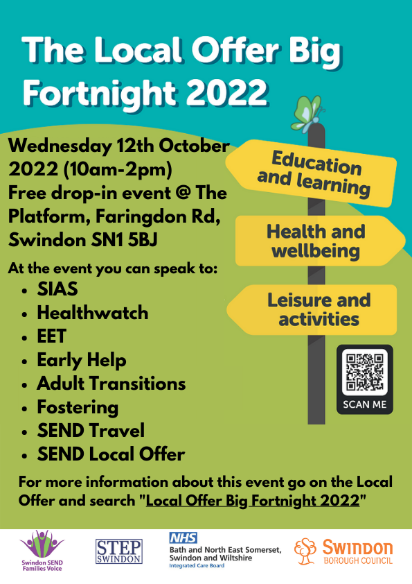 UPCOMING EVENT - at The Platform - Hosted by @SwindonBoroughCouncil

Wednesday 12th October 2022 - 10am - 2pm