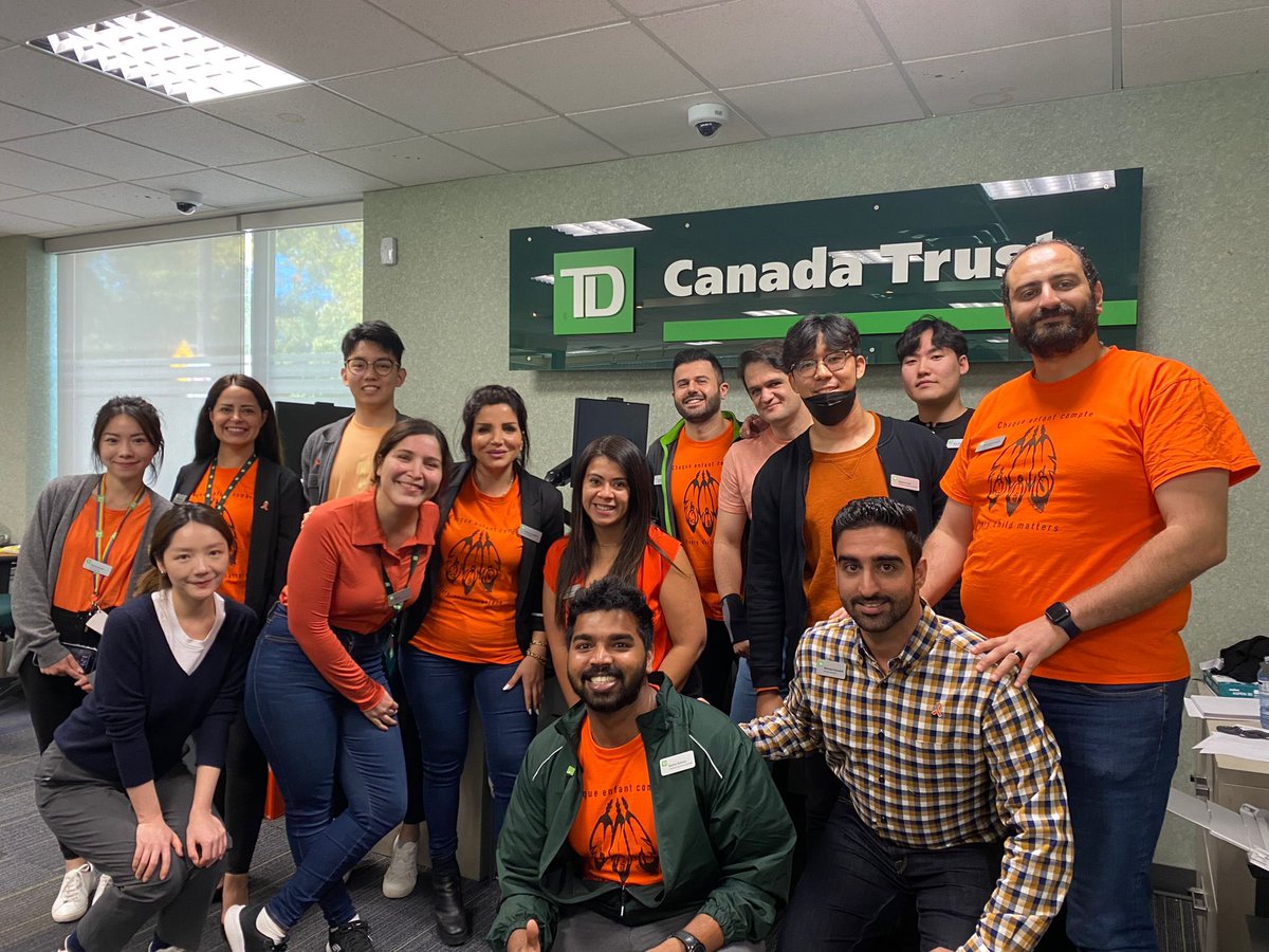 Team 265 recognising the tragic legacy of the #Residentialschool system. We show our respect by wearing orange; honouring the children that were taken from the homes and never returned and standing in unity with the survivors on this #truthandreconciliation day