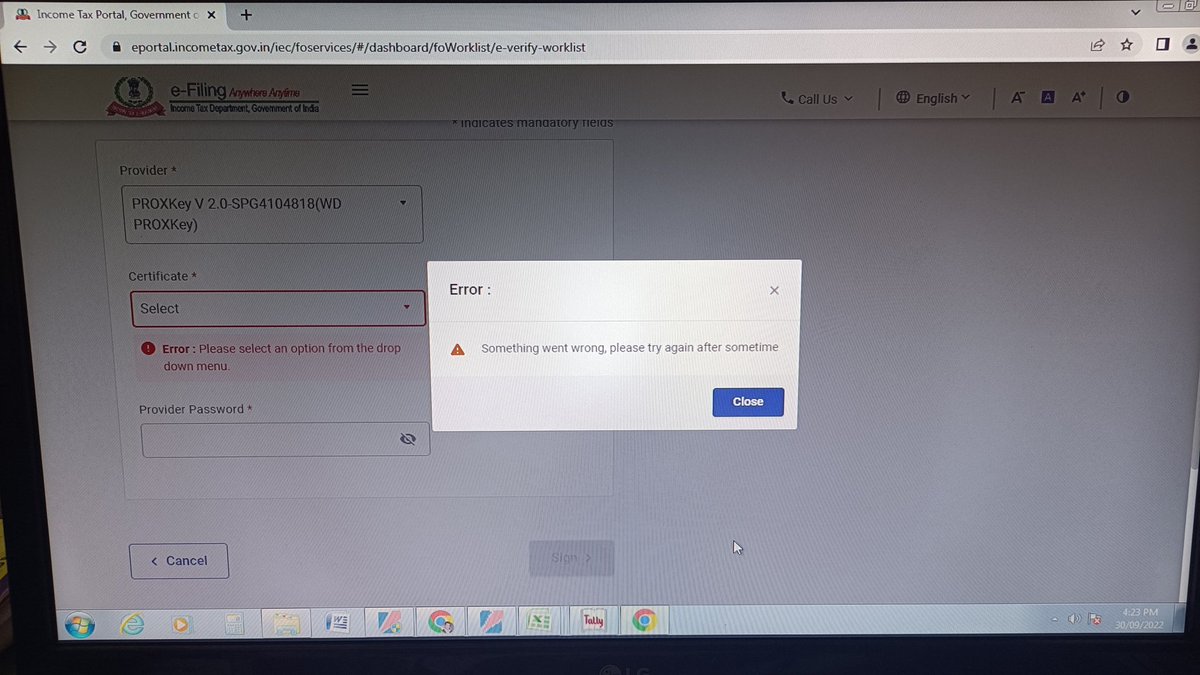 Vkas_Agarwal's tweet photo. @FinMinIndia @IncomeTaxIndia Site is totally not responding to DSC related actions. Please extend the due dates asap.   #Extend_Due_Dates https://t.co/7JxZ0bFArb