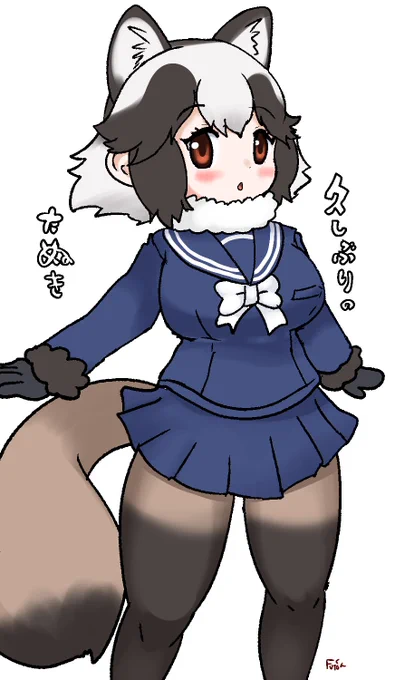 けもVいっぱい描いたから迷いました! #今月描いた絵を晒そう 