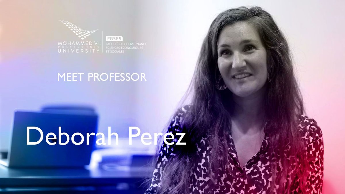 FGSES_UM6P's tweet photo. MEET OUR PROFESSORS

Learn more about Déborah PEREZ, our professor of Political Science, through her testimonial below.
@UM6P_officiel 
https://t.co/QuQaZVdFoj

#UM6P #FGSES #meetourfaculty #politicalscie https://t.co/QLBhWxvUdJ