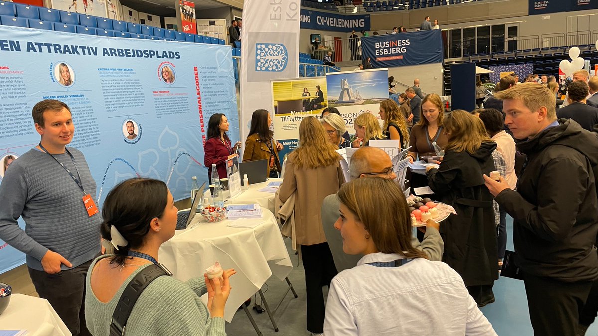 Tak til alle jer, der besøgte os på Karrieremesse Esbjerg i går. Vi er stadig blæst helt bagover af de mange gode snakke om det gode arbejdsliv i Esbjerg Kommune.