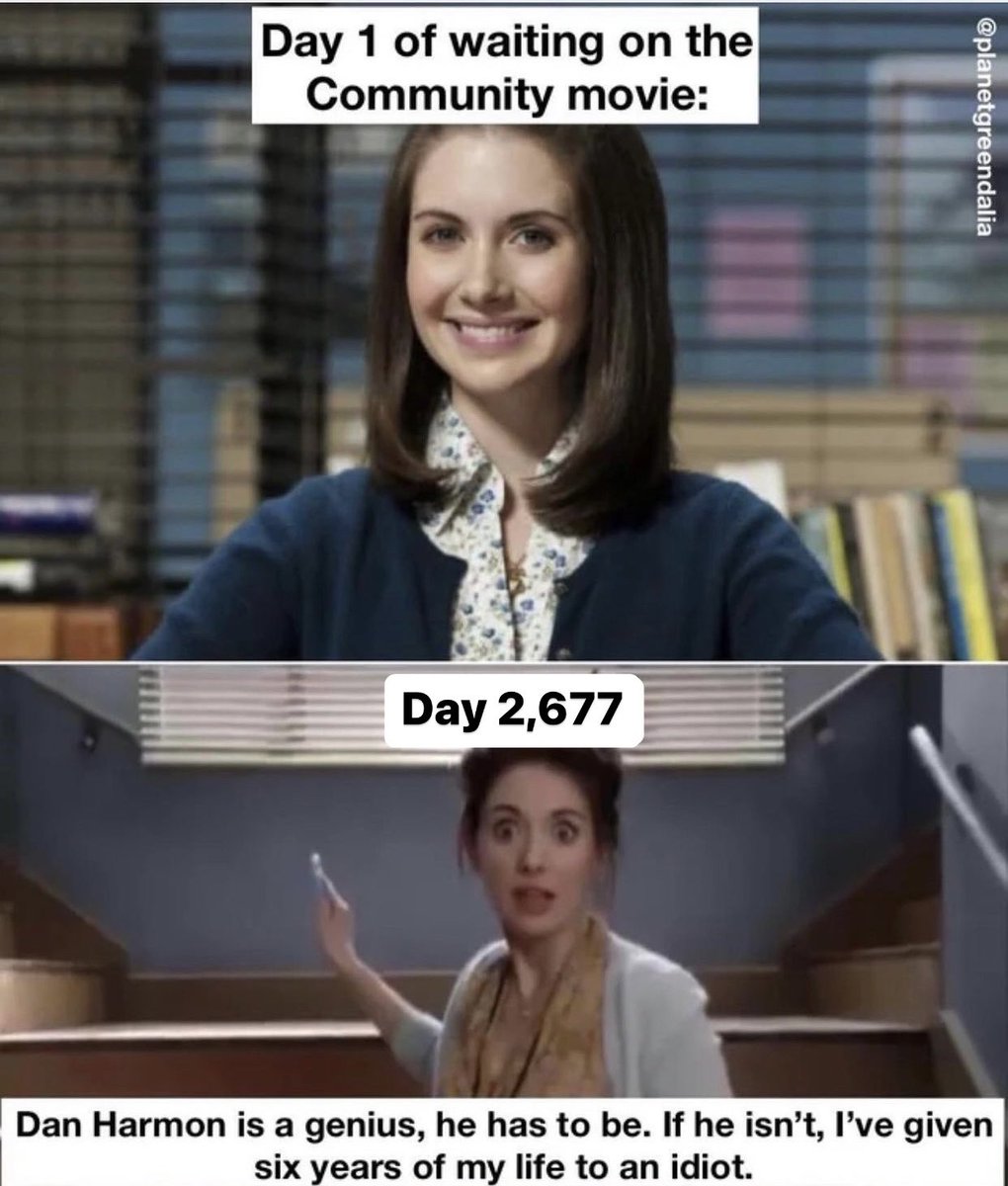 CommunityyFans's tweet photo. Still… waiting😭 @CommunityTV https://t.co/CvTS2JWnxj