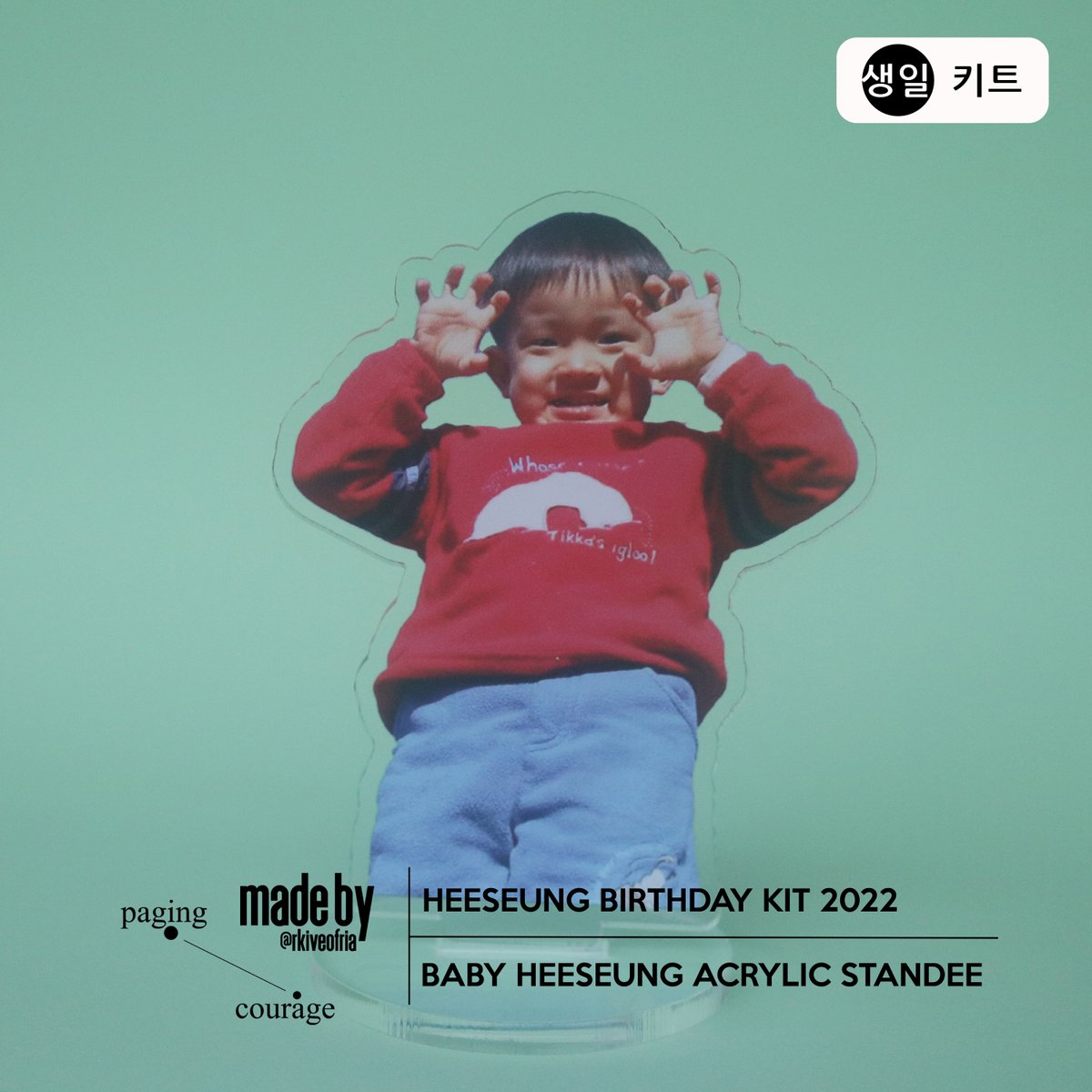 pagingcourage's tweet photo. new released alert!
acrylic standee for #HEESEUNG Birthday kit🎂
grab yours, order form will be up tomorrow!
____________
size: 3x4
#ENHYPEN #WTB #LFB #ENHYPENMERCH #MERCHPH https://t.co/ZcNi4SeWCL