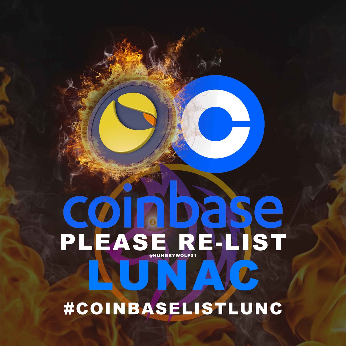 pepedegen69's tweet photo. Another Day, Another request for #coinbase to #RelistLUNC!! LET's KEEP THIS GOING #LUNACARMY!! ππ
Retweet if you want @coinbase to Re-List #LUNC !!! #CoinbaseListLunc
#LUNACLASSSIC #LUNCCcommunity #coinbase #Lunaburn #takepart https://t.co/Gv8vR4aRIS