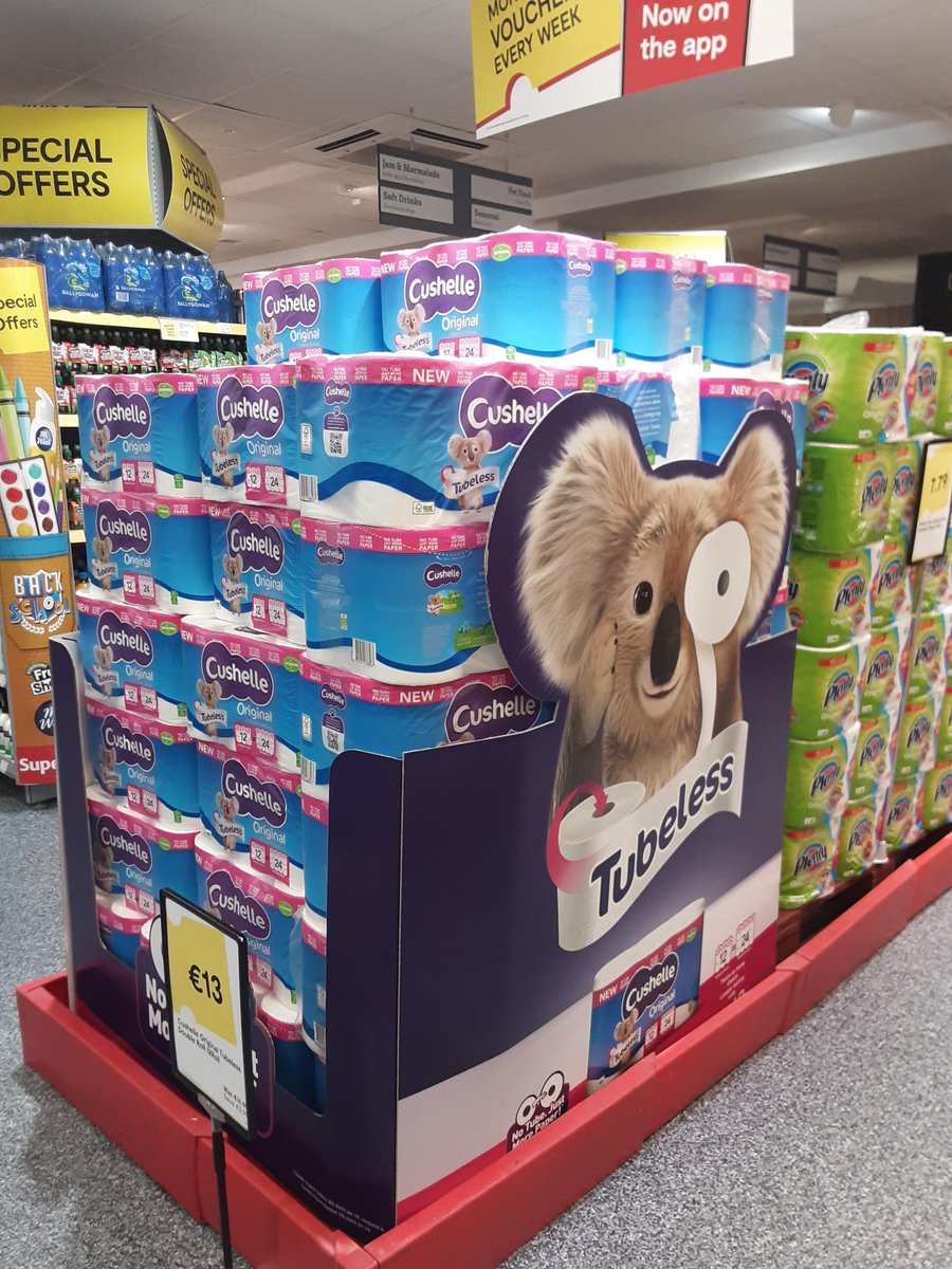 BlueChipMrkting's tweet image. Have you gone Tubeless yet?
 
With ‘no tube, just more paper’ packed onto every roll, #Cushelle Tubeless is a true category innovation.
But toilet roll is habitually shopped, making it even tougher to stop shoppers in their tracks.