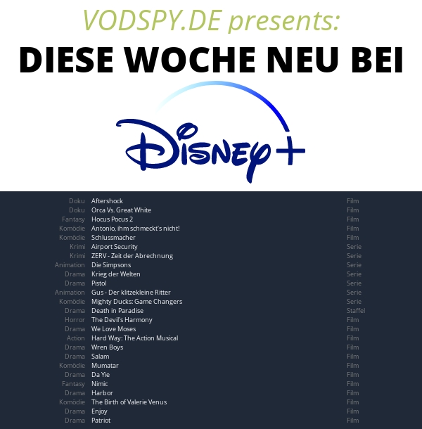 vodspy's tweet photo. Was bisher geschah... Die Neuzugänge der aktuellen Woche. Kommt gut ins Wochenende! #HappyWeekend #NeueStreams #Netflix #PrimeVideo #AppleTV #DisneyPlus https://t.co/QQ0F6N1z5Z